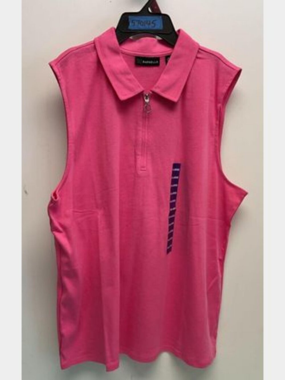 Rafaella - Women's Sleeveless Polo - Size XXL